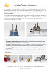 Inert Gas/Vacuum Workstation brochure